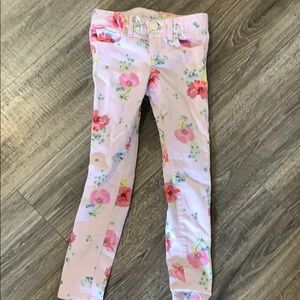 Gap floral jeans